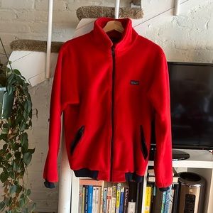 Red Patagonia fleece